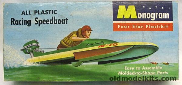 Monogram Racing Speedboat, P3-98 plastic model kit